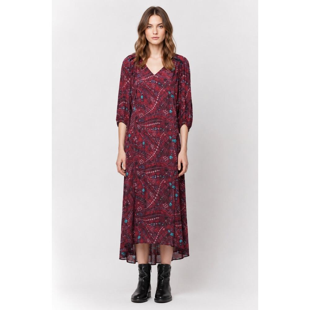 NWT Zadig & Voltaire Rafael Psyche Maxi Dress Size Small
